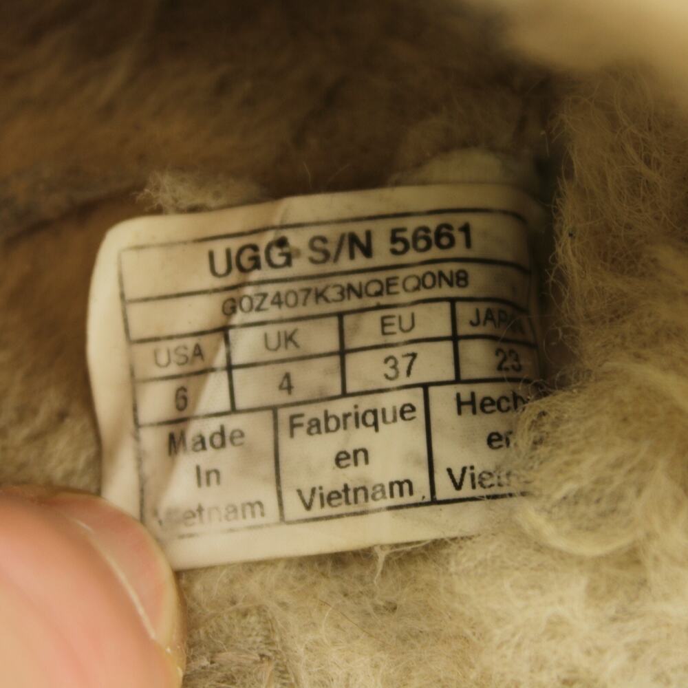 UGG Scuffette II Slippers Womens 6 Chestnut Suede Sheepskin - Picture 8 of 8